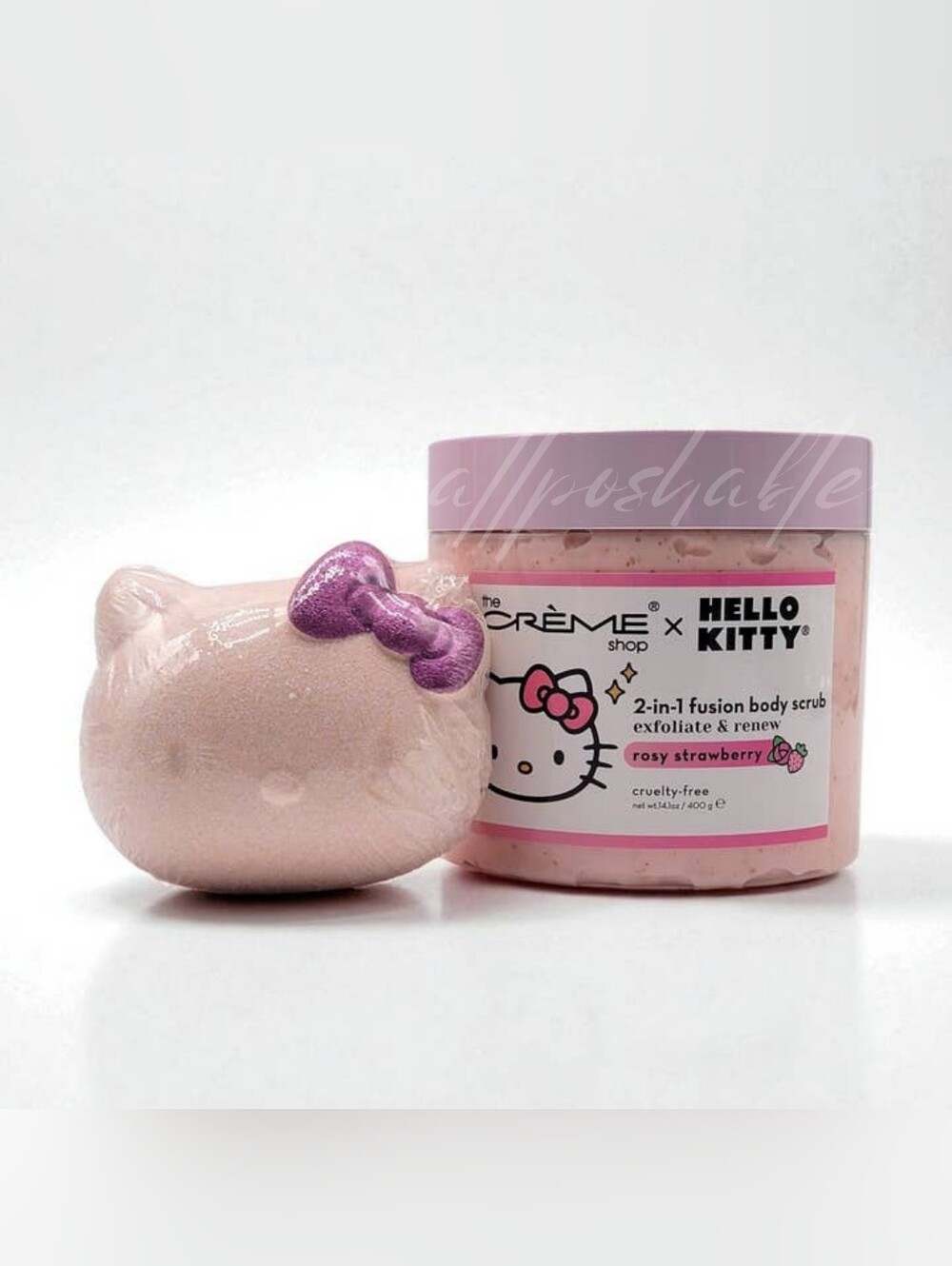 The Creme Shop X Hello Kitty Silky Skin Spa Set - Rosy Strawberry